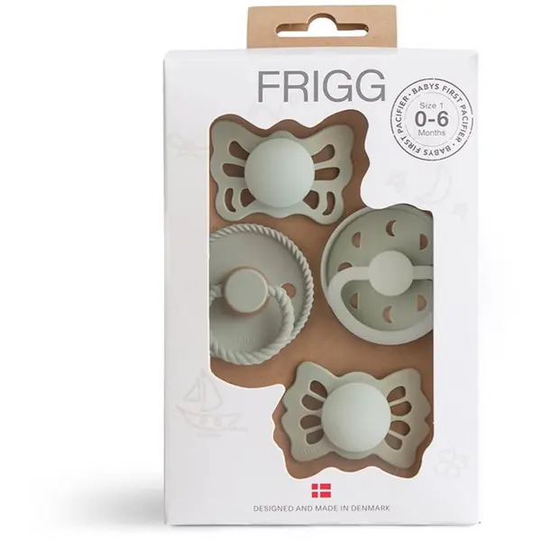 FRIGG FRIGG Baby's First Pacifier​ Moonlight Sailing биберон Sage