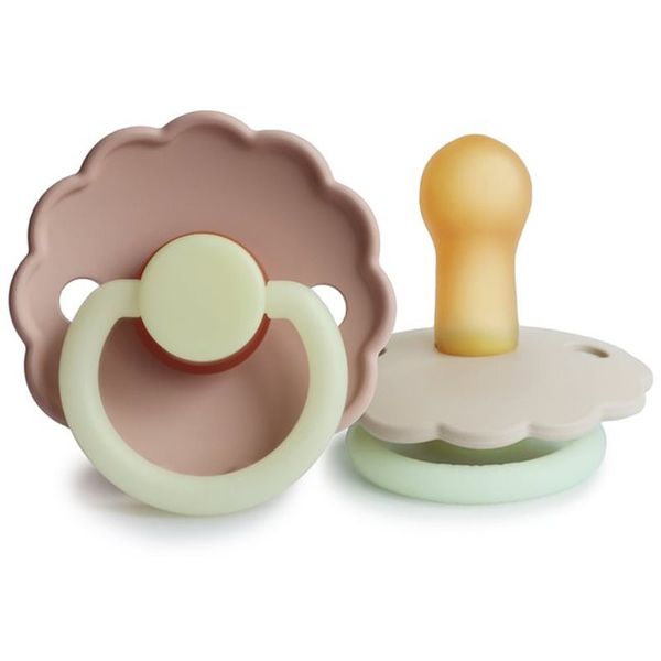 FRIGG FRIGG Daisy Size 2:6-18 months биберон Blush night/Cream night 2 бр.