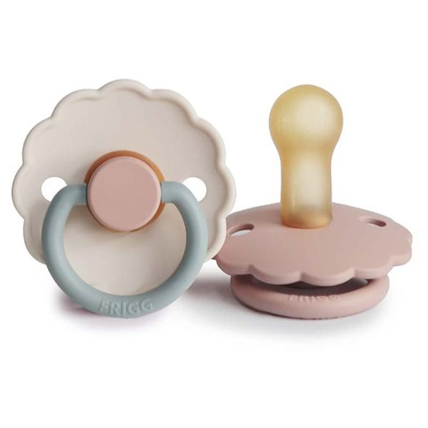 FRIGG FRIGG Daisy Size 2:6-18 months биберон Blush/Cotton candy 2 бр.