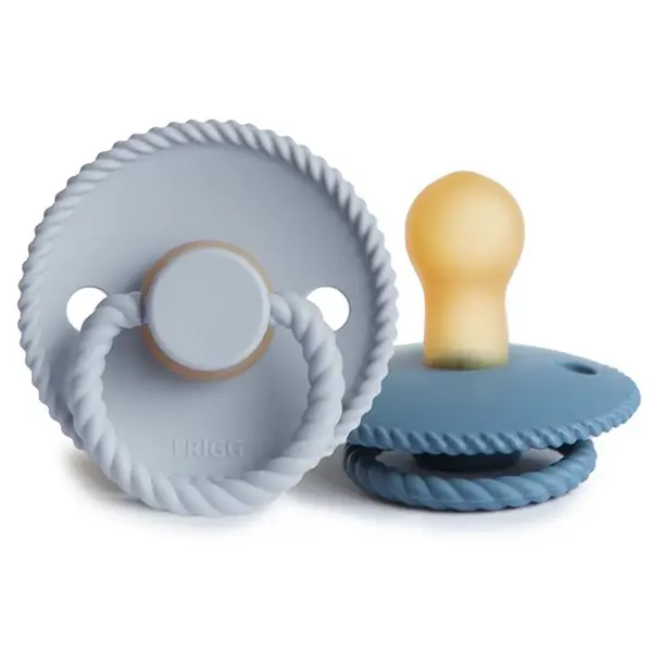 FRIGG FRIGG Rope Size 1:0-6 months биберон Ocean View/Powder Blue 2 бр.
