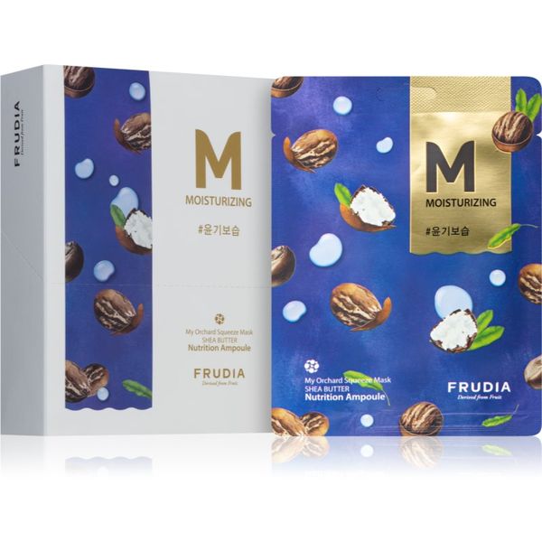 Frudia Frudia My Orchard Shea Butter хидратираща платнена маска за много суха и чувствителна кожа 10x20 мл.