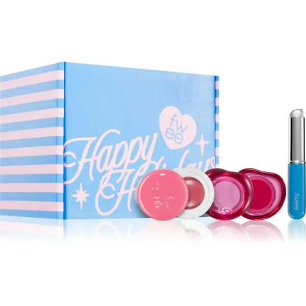 fwee fwee Lip&Cheek Set подаръчен комплект за устни и скули