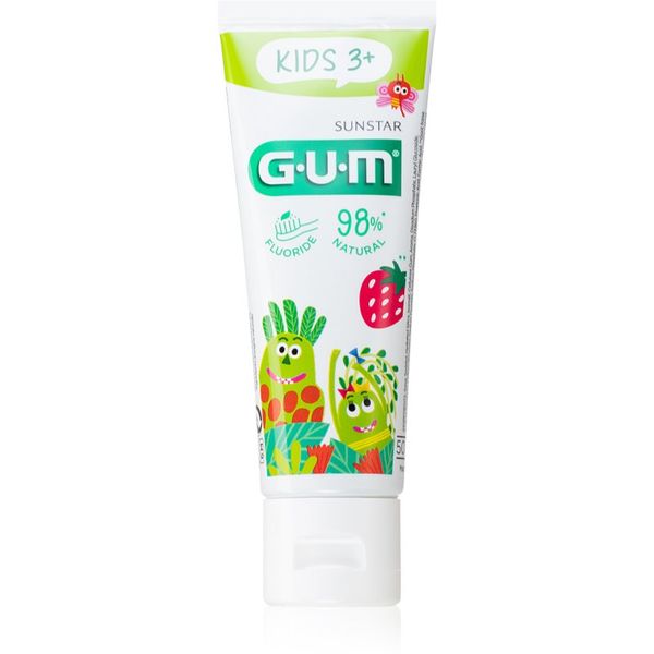 G.U.M G.U.M Kids гел за зъби за деца с аромат на ягода 50 мл.