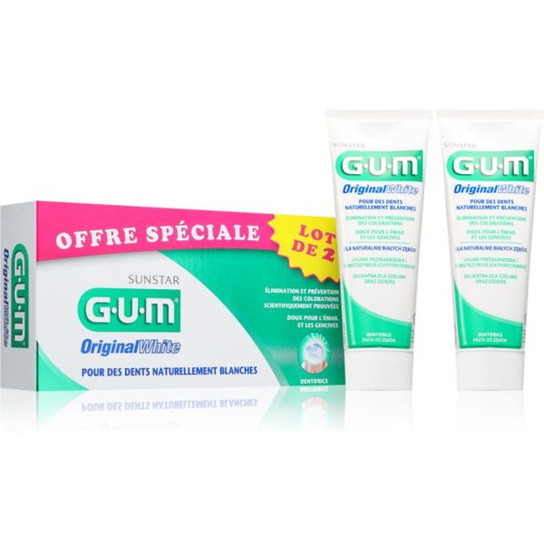 G.U.M G.U.M Original White Toothpaste паста за зъби 75 ml 2 бр.