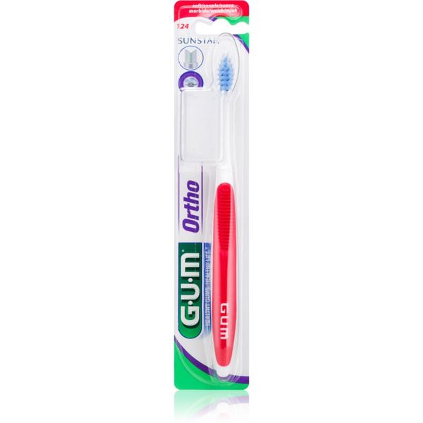 G.U.M G.U.M Ortho 124 четка за зъби за лица с фиксирани брекети софт 1 бр.