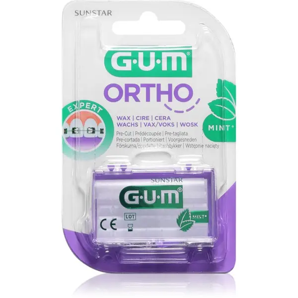 G.U.M G.U.M Ortho Mint восък за ортодонтски апарати 5 бр.
