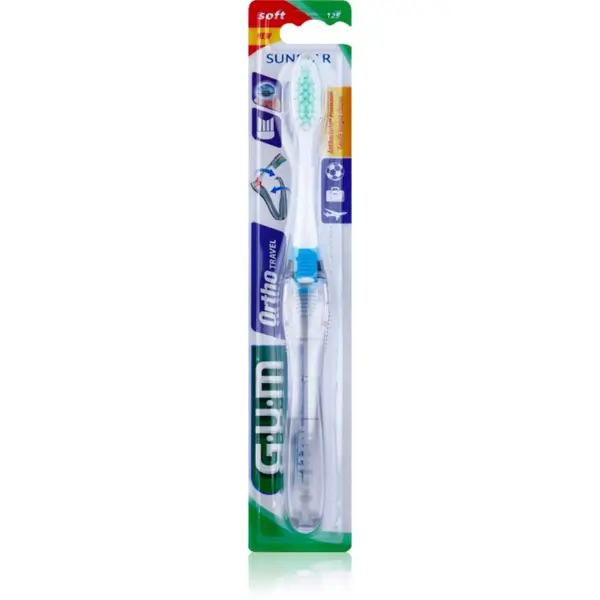 G.U.M G.U.M Ortho-Travel четка за зъби софт 1 бр.