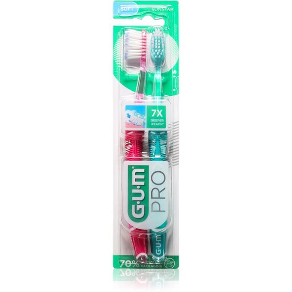 G.U.M G.U.M Technique PRO DUO 1525 четки за зъби софт 2 бр.