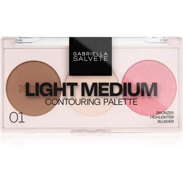 Gabriella Salvete Gabriella Salvete Contouring Palette контурираща палитра за лице цвят 01 9 гр.