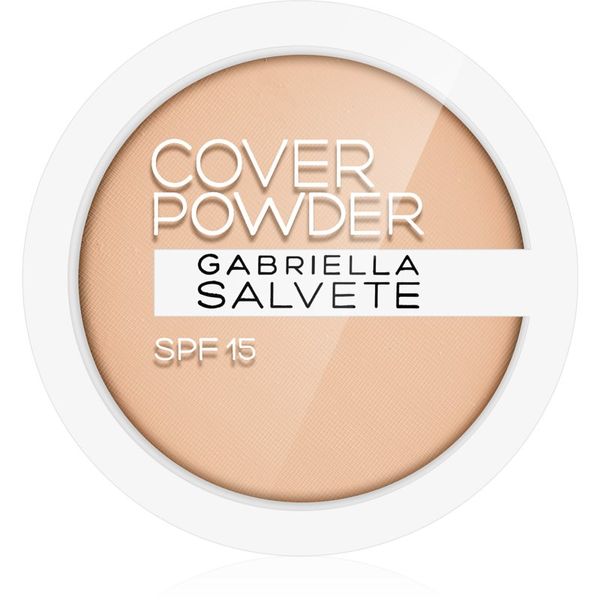 Gabriella Salvete Gabriella Salvete Cover Powder компактна пудра SPF 15 цвят 02 Beige 9 гр.
