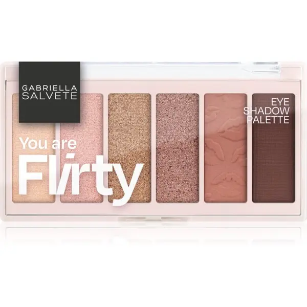 Gabriella Salvete Gabriella Salvete Eyeshadow 6 Shades Palette палитра от сенки за очи цвят You are Flirty 12 гр.
