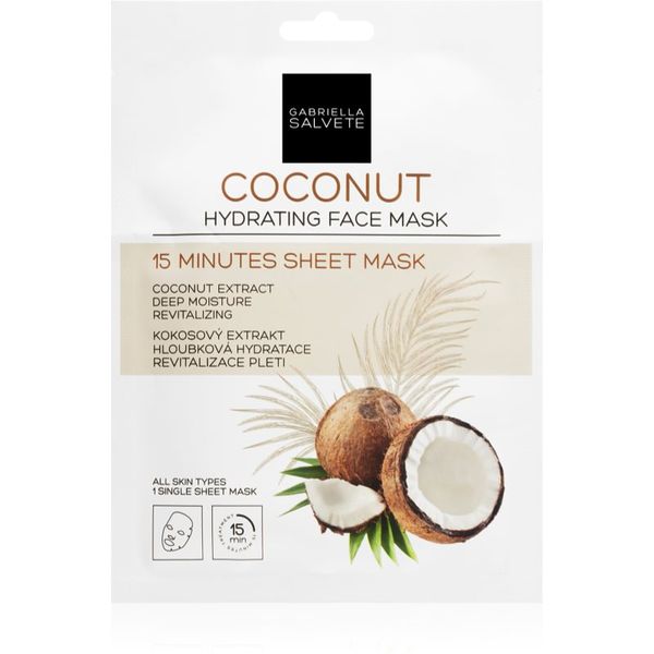 Gabriella Salvete Gabriella Salvete Face Mask Coconut хидратираща платнена маска 1 бр.
