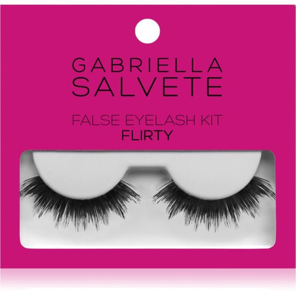 Gabriella Salvete Gabriella Salvete False Eyelash Kit Flirty изкуствени мигли с лепило 1 бр.