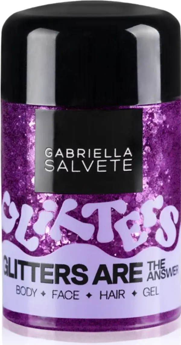 Gabriella Salvete Gabriella Salvete Glitters Are The Answer брокат за лице и тяло цвят Violet 10 мл.