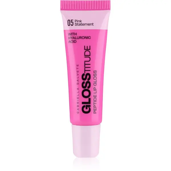 Gabriella Salvete Gabriella Salvete Glosstitude Peptide Lip Gloss хидратиращ блясък за устни цвят 05 Pink Statement 10 мл.