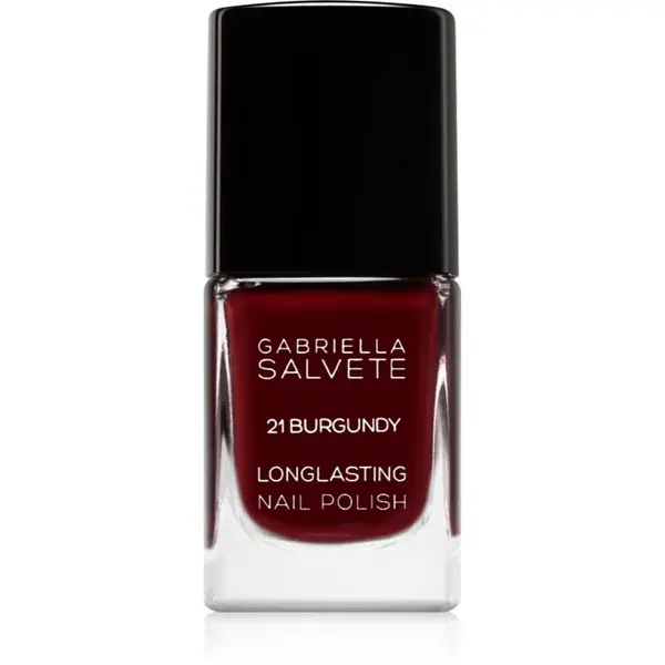 Gabriella Salvete Gabriella Salvete Longlasting Enamel дълготраен лак за нокти със силен гланц цвят 21 Burgundy 11 мл.