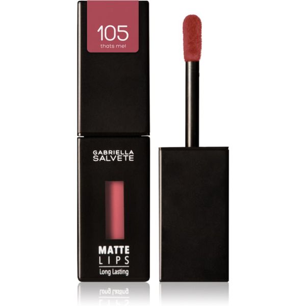 Gabriella Salvete Gabriella Salvete Matte Lips дълготрайно течно червило с матиращ ефект цвят 105 That's Me! 4,5 мл.