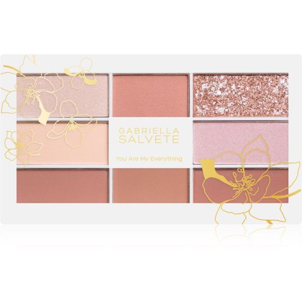 Gabriella Salvete Gabriella Salvete Yes, I Do! палитра със сенки за очи и руж с бронзър You Are My Everything 21,6 гр.