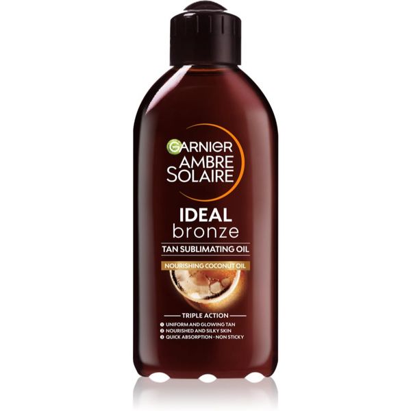 Garnier Garnier Ambre Solaire Ideal Bronze масло за грижа и придобиване на тен SPF 2 200 мл.