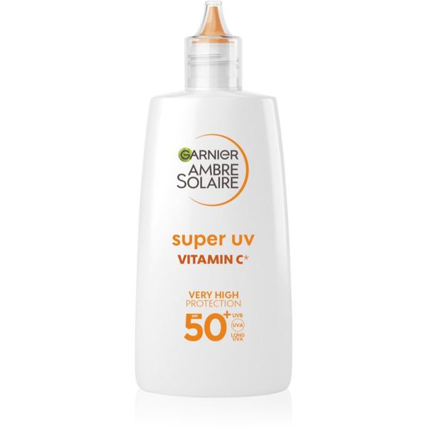 Garnier Garnier Ambre Solaire Super UV лек защитен флуид против тъмни петна с витамин С SPF 50+ 40 мл.
