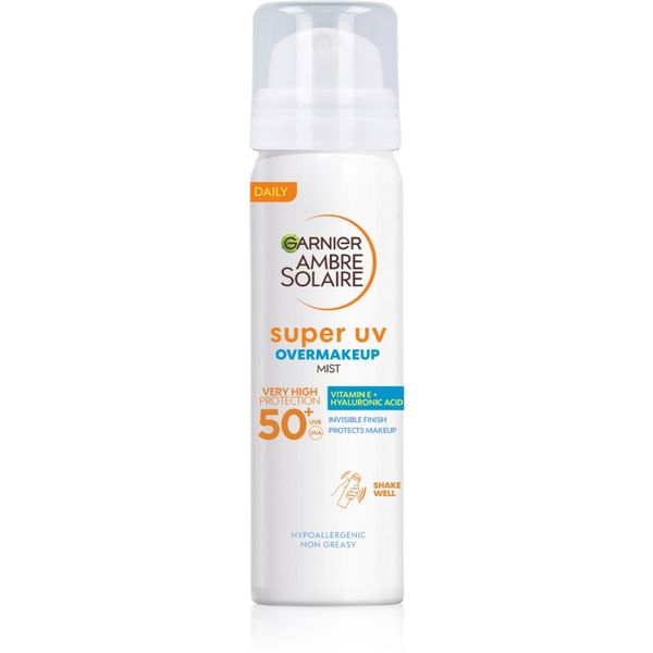 Garnier Garnier Ambre Solaire Super UV мъгла за лице с висока UV защита SPF 50 75 мл.