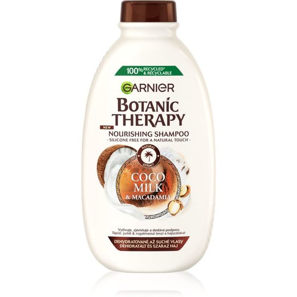 Garnier Garnier Botanic Therapy Coco Milk & Macadamia подхранващ шампоан за суха и груба коса 400 мл.