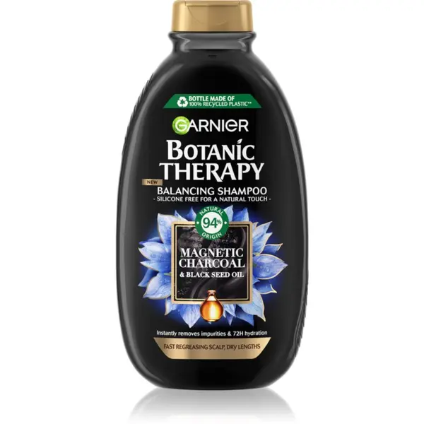 Garnier Garnier Botanic Therapy Magnetic Charcoal шампоан за мазен скалп и сухи краища на косата 250 мл.
