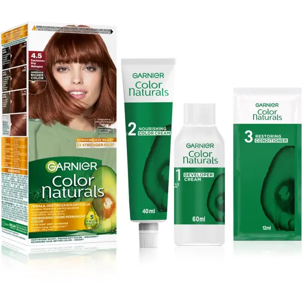 Garnier Garnier Color Naturals Creme боя за коса цвят 4.5 Mahogany 1 бр.