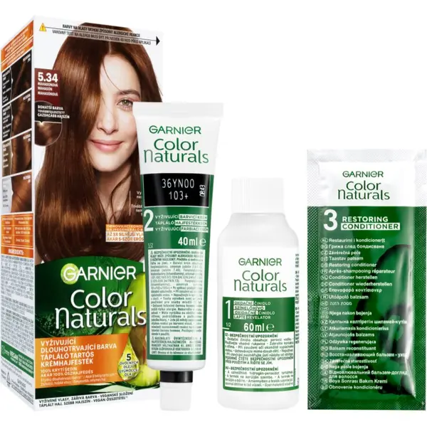 Garnier Garnier Color Naturals Creme боя за коса цвят 5.34 Mahagony Brown 1 бр.