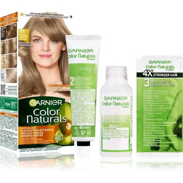 Garnier Garnier Color Naturals Creme боя за коса цвят 7.1 Natural Ash Blonde 1 бр.