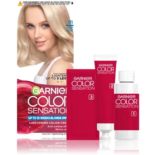 Garnier Garnier Color Sensation боя за коса цвят 111 Silver Ultra Blond 1 бр.