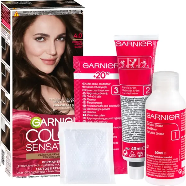Garnier Garnier Color Sensation боя за коса цвят 4.0 Medium Brown 1 бр.