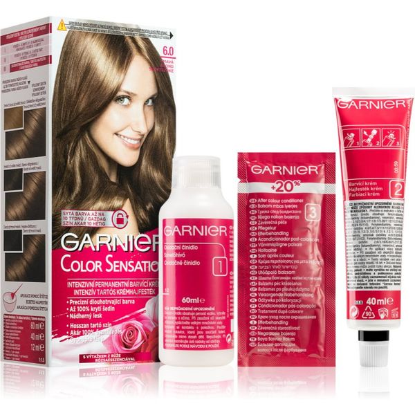 Garnier Garnier Color Sensation боя за коса цвят 6.0 Precious Dark Blonde