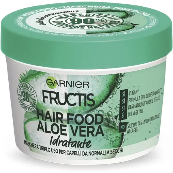 Garnier Garnier Fructis Aloe Vera Hair Food хидратираща маска за коса с алое вера 390 мл.