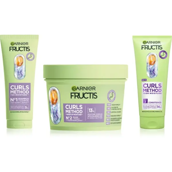 Garnier Garnier Fructis Curls Method комплект За коса
