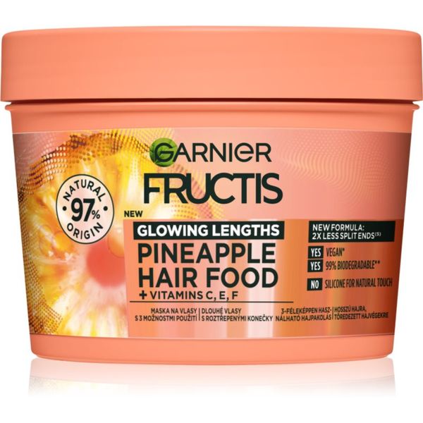 Garnier Garnier Fructis Pineapple Hair Food маска за коса за цъфтяща коса 400 мл.