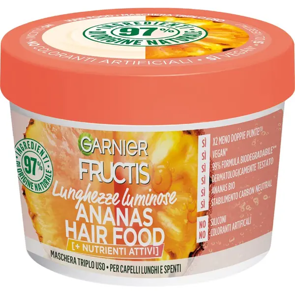 Garnier Garnier Fructis Pineapple Hair Food ревитализираща маска за дълга коса 390 мл.