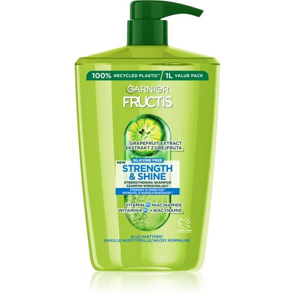 Garnier Garnier Fructis Strength & Shine подсилващ шампоан за всички видове коса 1000 мл.