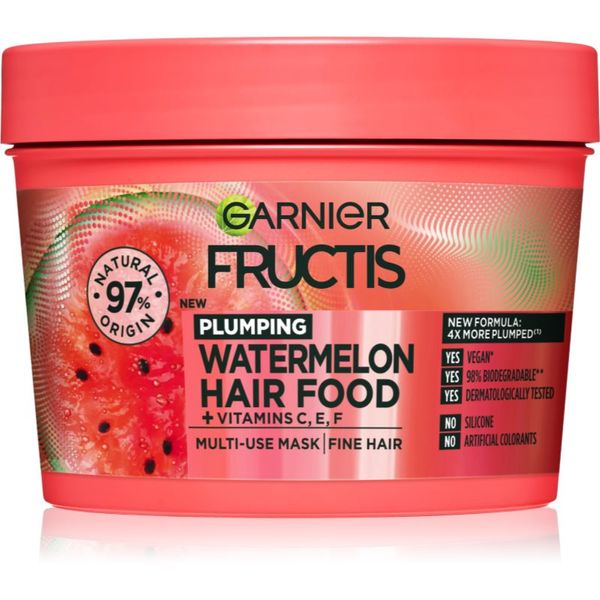 Garnier Garnier Fructis Watermelon Hair Food маска за тънка коса без обем 390 мл.