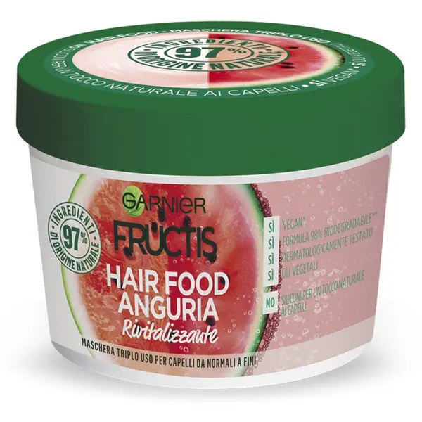 Garnier Garnier Fructis Watermelon Hair Food ревитализираща маска за слаба коса 390 мл.