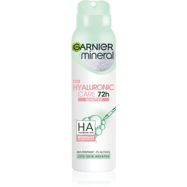 Garnier Garnier Mineral Hyaluronic Care антиперспирант-спрей за чувствителна кожа 150 мл.