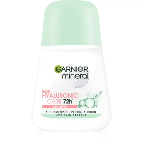 Garnier Garnier Mineral Hyaluronic Care рол- он против изпотяване 72 ч. 50 мл.