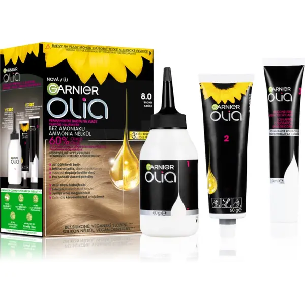 Garnier Garnier Olia Big Kit перманентната боя за коса цвят 8.0 Blond 1 бр.