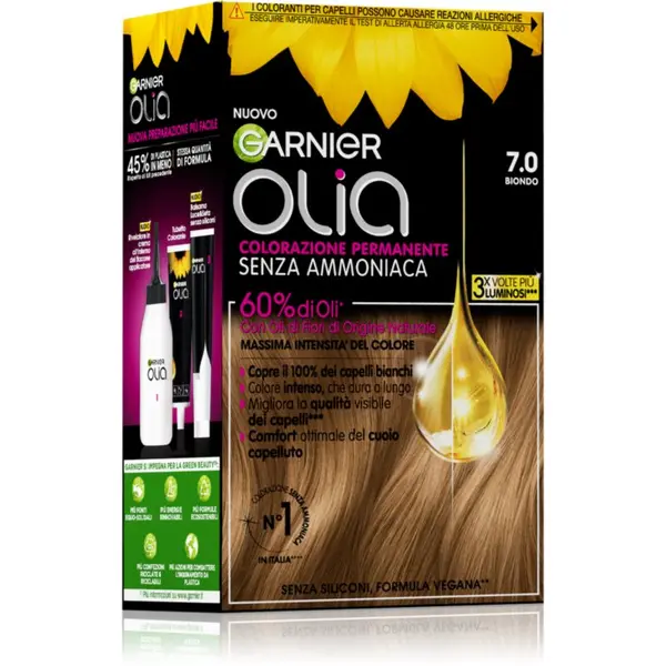 Garnier Garnier Olia перманентната боя за коса цвят 7.0 Biondo 1 бр.