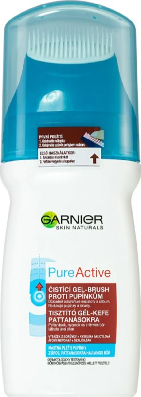 Garnier Garnier Pure Active почистващ гел с четка 150 мл.