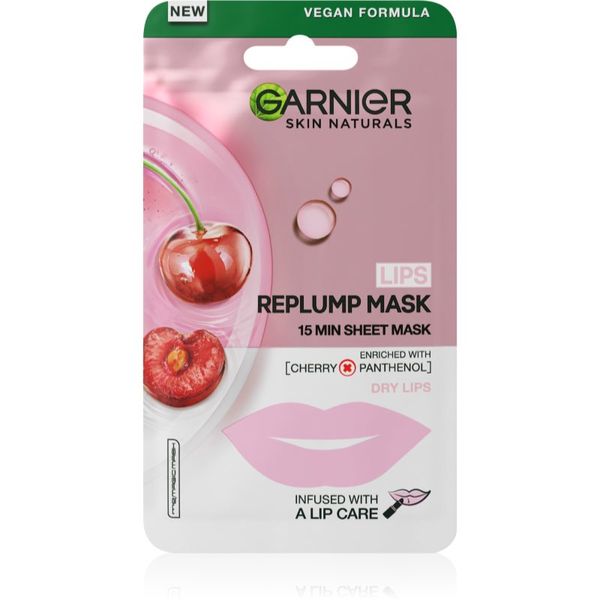 Garnier Garnier Skin Naturals Lips Replump Mask изпълваща маска за устни 5 гр.