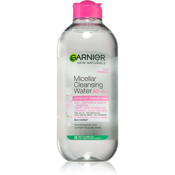 Garnier Garnier Skin Naturals мицеларна вода за чувствителна кожа на лицето 400 мл.