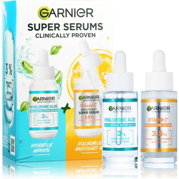 Garnier Garnier Skin Naturals серум за лице (подаръчен комплект)