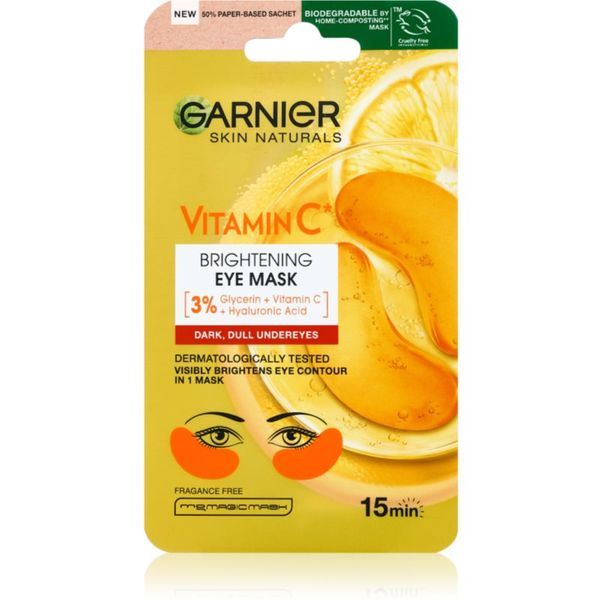 Garnier Garnier Skin Naturals Vitamin C хидратираща и озаряващ маска за околоочната област с витамин С 5 гр.
