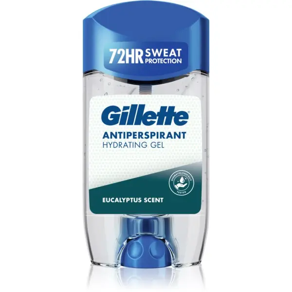 Gillette Gillette Antiperspirant Hydrating Gel Eucalyptus Scent гел против изпотяване с хидратиращ ефект за мъже 70 мл.